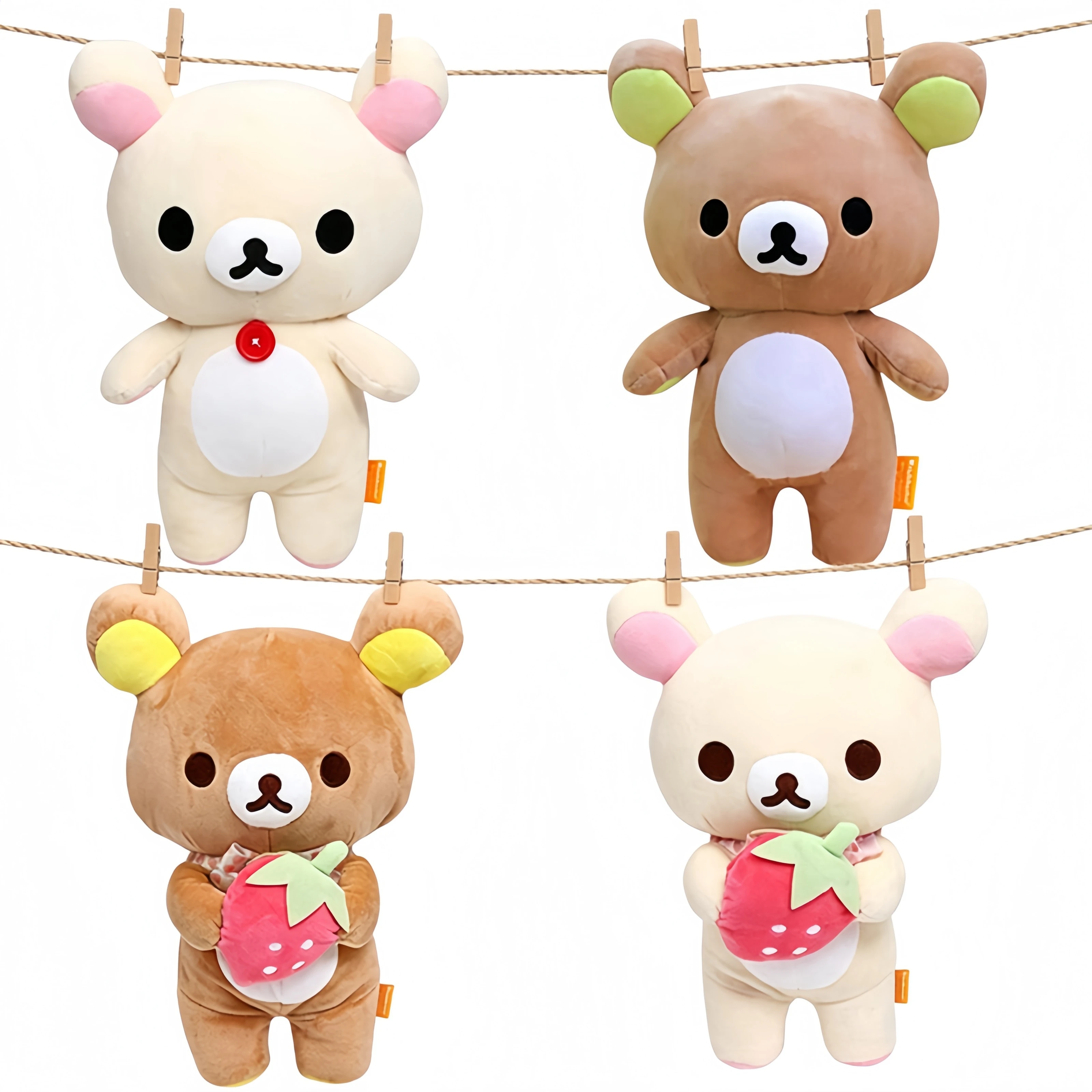 Cartoon Peluche Rilakkuma Plush Doll Teddy Bear Stuffed Toys Kawaii Room Decor Teddy Bear Plushies Cute Couple Bear Xmas Gifts
Cartoon Peluche Rilakkuma Plush Doll Teddy Bear Stuffed Toys Kawaii Room Decor Teddy Bear Plushies Cute Couple Bear Xmas Gifts