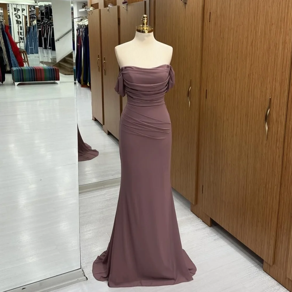 Customized Sizes Available Fashion Chiffon Pleat Ruched Straight Off-the-shoulder Long Dresses Bespoke Occasion Dresses Classic
Customized Sizes Available Fashion Chiffon Pleat Ruched Straight Off-the-shoulder Long Dresses Bespoke Occasion Dresses Classic