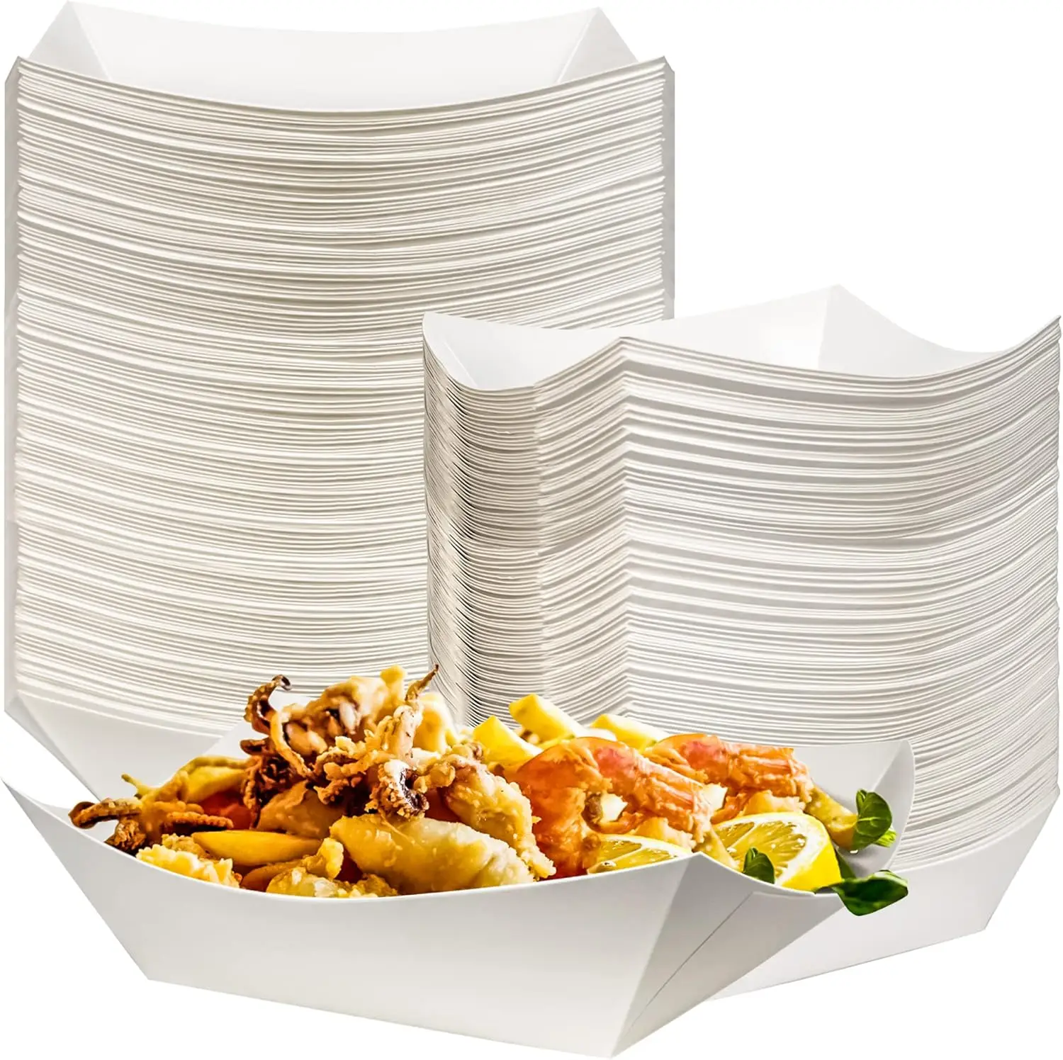 100 Pack 2lb Kraft Paper Food Trays Heavy-Duty Disposable Serving Baskets for Fries Sandwiches Burgers Hot Dogs BBQ Picnic
100 Pack 2lb Kraft Paper Food Trays Heavy-Duty Disposable Serving Baskets for Fries Sandwiches Burgers Hot Dogs BBQ Picnic