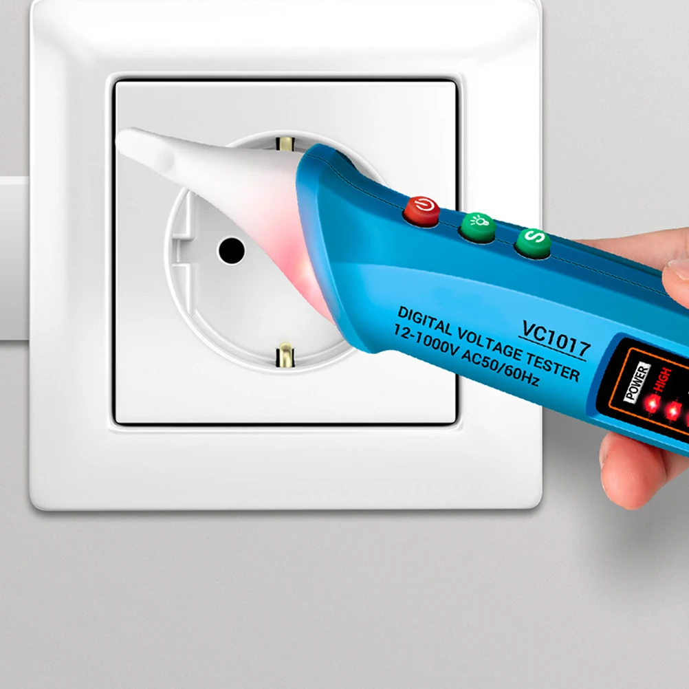 Non contact Voltage Tester 12V 1000V Sound Light Warning Flashlight Electrician Homeowner Circuit Test Pen Voltage Measurement
Non contact Voltage Tester 12V 1000V Sound Light Warning Flashlight Electrician Homeowner Circuit Test Pen Voltage Measurement