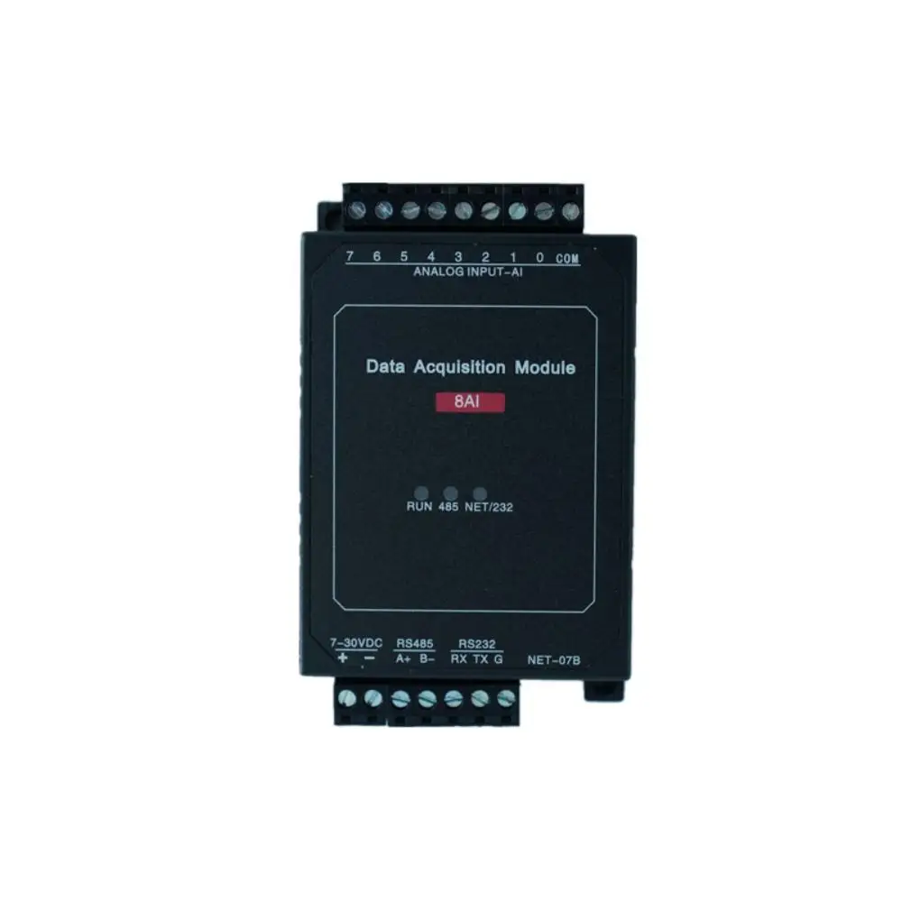 TCP-507B 8AI analog input RJ45 Ethernet module with RS485 232 interface MODBUS TCPIP protocol
TCP-507B 8AI analog input RJ45 Ethernet module with RS485 232 interface MODBUS TCPIP protocol