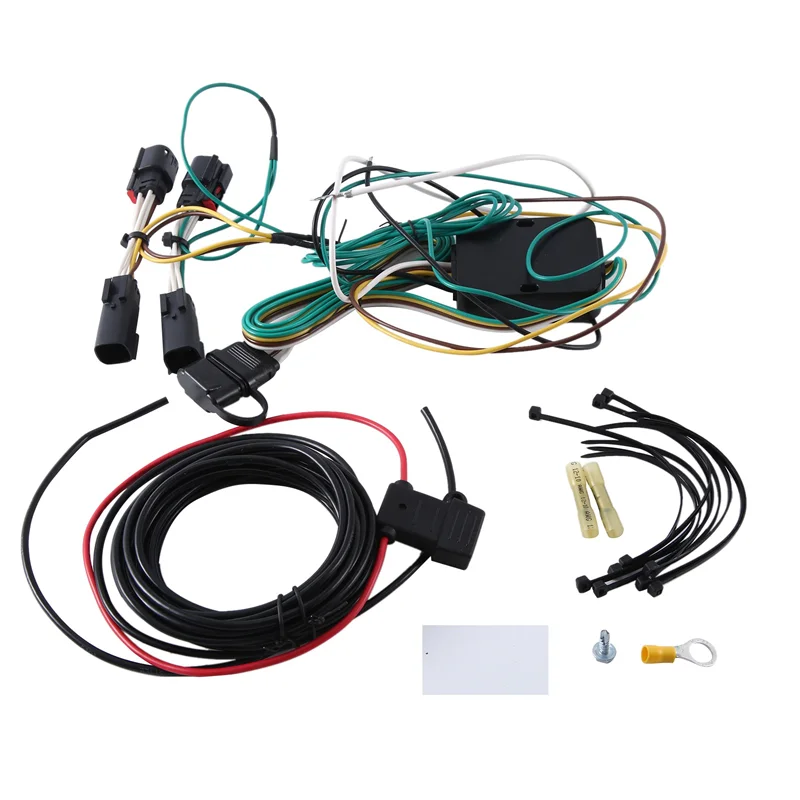 4-полосный разъем жгута проводов прицепа 118847 ABS жгут проводов прицепа для Jeep Grand Cherokee L 2021-2022 
4-полосный разъем жгута проводов прицепа 118847 ABS жгут проводов прицепа для Jeep Grand Cherokee L 2021-2022