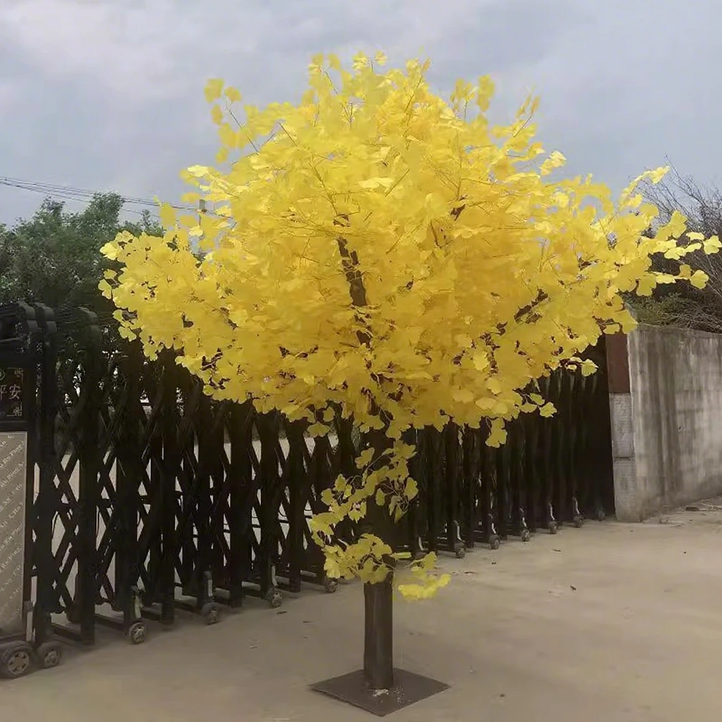 Simulation of ginkgo tree indoor and outdoor decoration large artificial tree hotel shopping mall exhibition hall stage layout
Simulation of ginkgo tree indoor and outdoor decoration large artificial tree hotel shopping mall exhibition hall stage layout