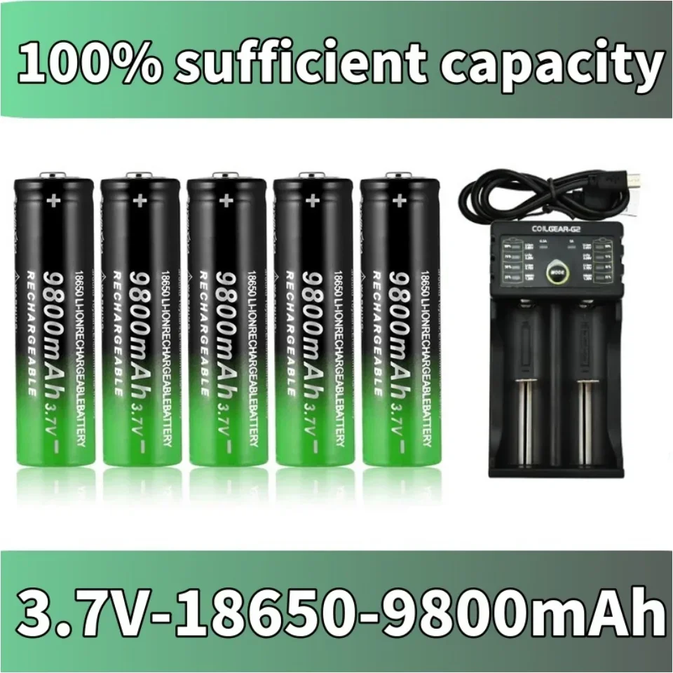Brand new 100% high-quality 18650 3.7V 9800mAh lithium-ion rechargeable battery, suitable for flashlights and remote controls
Brand new 100% high-quality 18650 3.7V 9800mAh lithium-ion rechargeable battery, suitable for flashlights and remote controls