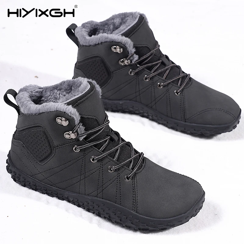 Winter Men Cotton Boots Outdoor Warm Wide Toe Barefoot Snow Boots Lightweight Walking Hiking Shoes Comfortable Casual Sneakers
Winter Men Cotton Boots Outdoor Warm Wide Toe Barefoot Snow Boots Lightweight Walking Hiking Shoes Comfortable Casual Sneakers
