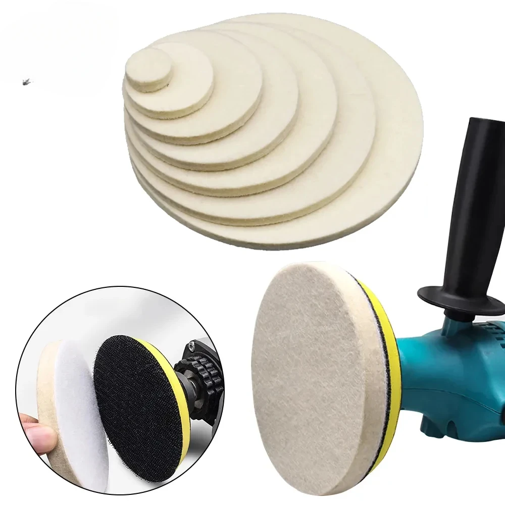 Polishing Pad Wool Felt 75mm 100mm 125mm 150mm 180mm Wheel for M10 M14 Glass Stainless Steel Polish Repair Tool Scratches
Polishing Pad Wool Felt 75mm 100mm 125mm 150mm 180mm Wheel for M10 M14 Glass Stainless Steel Polish Repair Tool Scratches