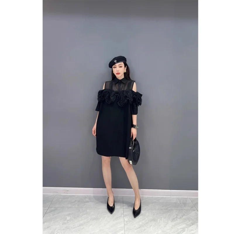 Design Sense Niche2024Summer New Korean Style Fashion Solid Color Fresh Patchwork Mesh Rhinestone Dress
Design Sense Niche2024Summer New Korean Style Fashion Solid Color Fresh Patchwork Mesh Rhinestone Dress