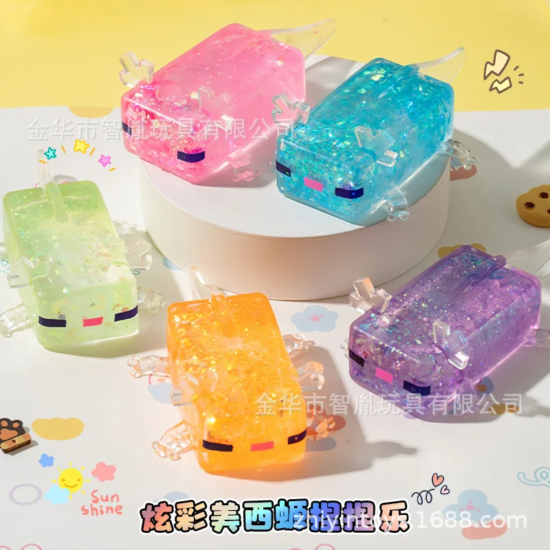 Shiny Crystal Mexican Axolotl Squeeze Toy Soft Slow Rebound Sticky Stress Relief Toy Portable Cute Sensory Birthday Holiday Gift
Shiny Crystal Mexican Axolotl Squeeze Toy Soft Slow Rebound Sticky Stress Relief Toy Portable Cute Sensory Birthday Holiday Gift