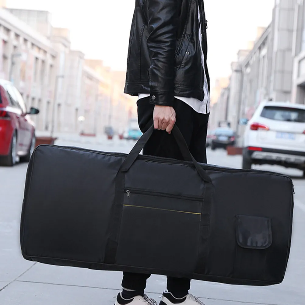 Portable 61-Keys Electronic Keyboard Bag Waterproof Lightweight Oxford Cloth Storage Case Adjustable Shoulder Strap Comfortable
Portable 61-Keys Electronic Keyboard Bag Waterproof Lightweight Oxford Cloth Storage Case Adjustable Shoulder Strap Comfortable