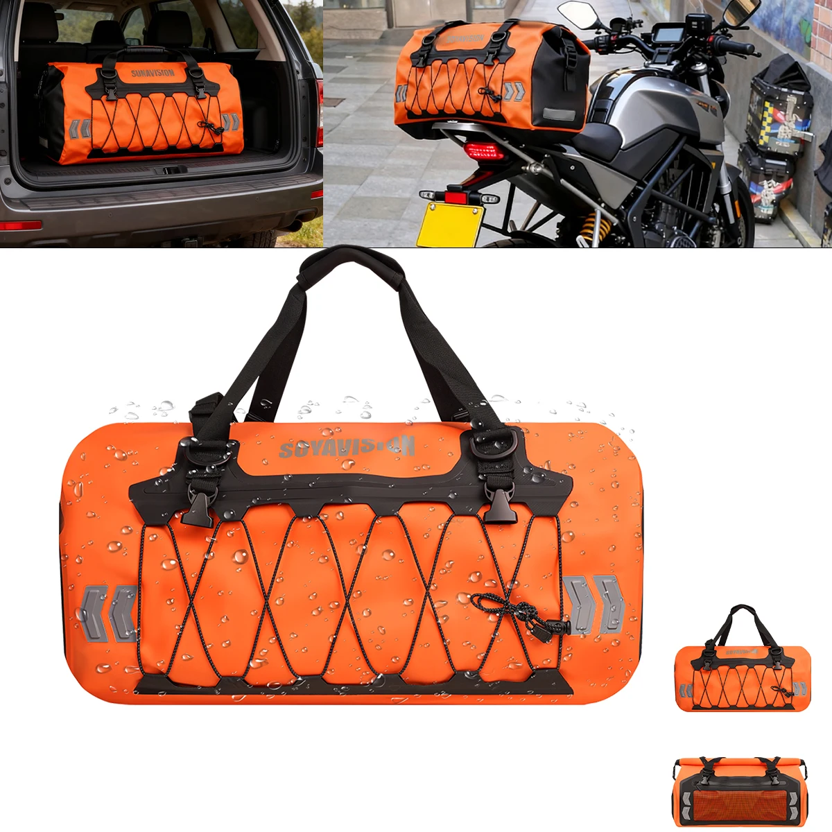 Motorcycle Waterproof Tail Bag Travel Outdoor Dry Luggage Boating Rafting Fishing Outdoor Adventure
Motorcycle Waterproof Tail Bag Travel Outdoor Dry Luggage Boating Rafting Fishing Outdoor Adventure