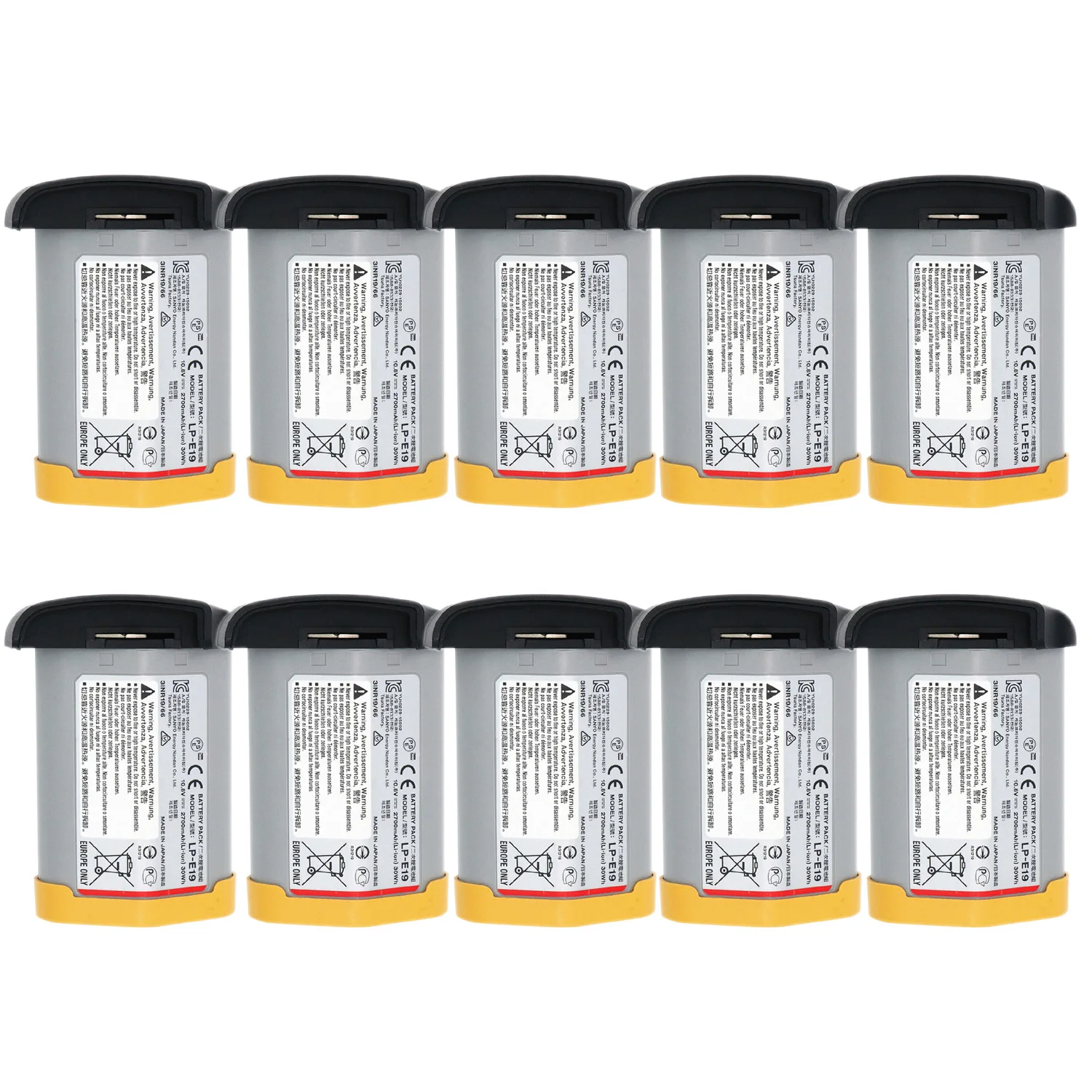15PCS super affordable set combination LP-E19 LP E19 2700mAh 10.8V Battery for 1DX 1DX MarK2 Mark3 MARK4 1DS SLR Canon Cameras
15PCS super affordable set combination LP-E19 LP E19 2700mAh 10.8V Battery for 1DX 1DX MarK2 Mark3 MARK4 1DS SLR Canon Cameras
