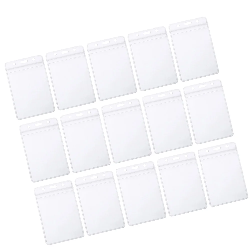 100Pcs Waterproof PVC ID Badge Holder Transparent Name Tag ID Holder with Metal Clips (Card Holder and Clips
100Pcs Waterproof PVC ID Badge Holder Transparent Name Tag ID Holder with Metal Clips (Card Holder and Clips