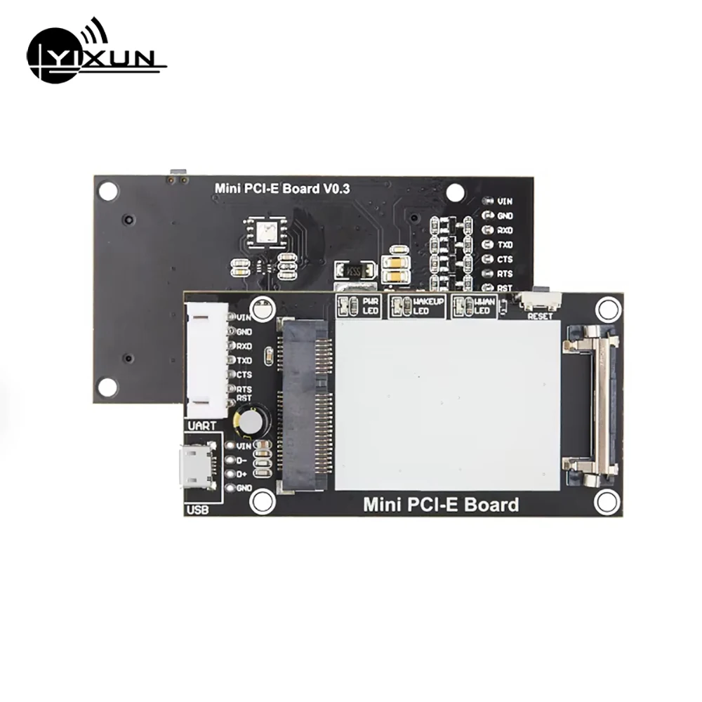 Плата-адаптер 4G Mini PCIe с последовательным портом USB и держателем SIM-карты для модулей EP06-E, EC25-E, EC25-EUX, EG25
Плата-адаптер 4G Mini PCIe с последовательным портом USB и держателем SIM-карты для модулей EP06-E, EC25-E, EC25-EUX, EG25
