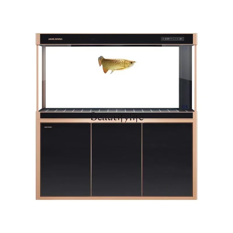 FG26Fish Tank Aquarium Large Living Room Home Floor Light Luxury Super White Glass Change Water Bottom Filter
FG26Fish Tank Aquarium Large Living Room Home Floor Light Luxury Super White Glass Change Water Bottom Filter