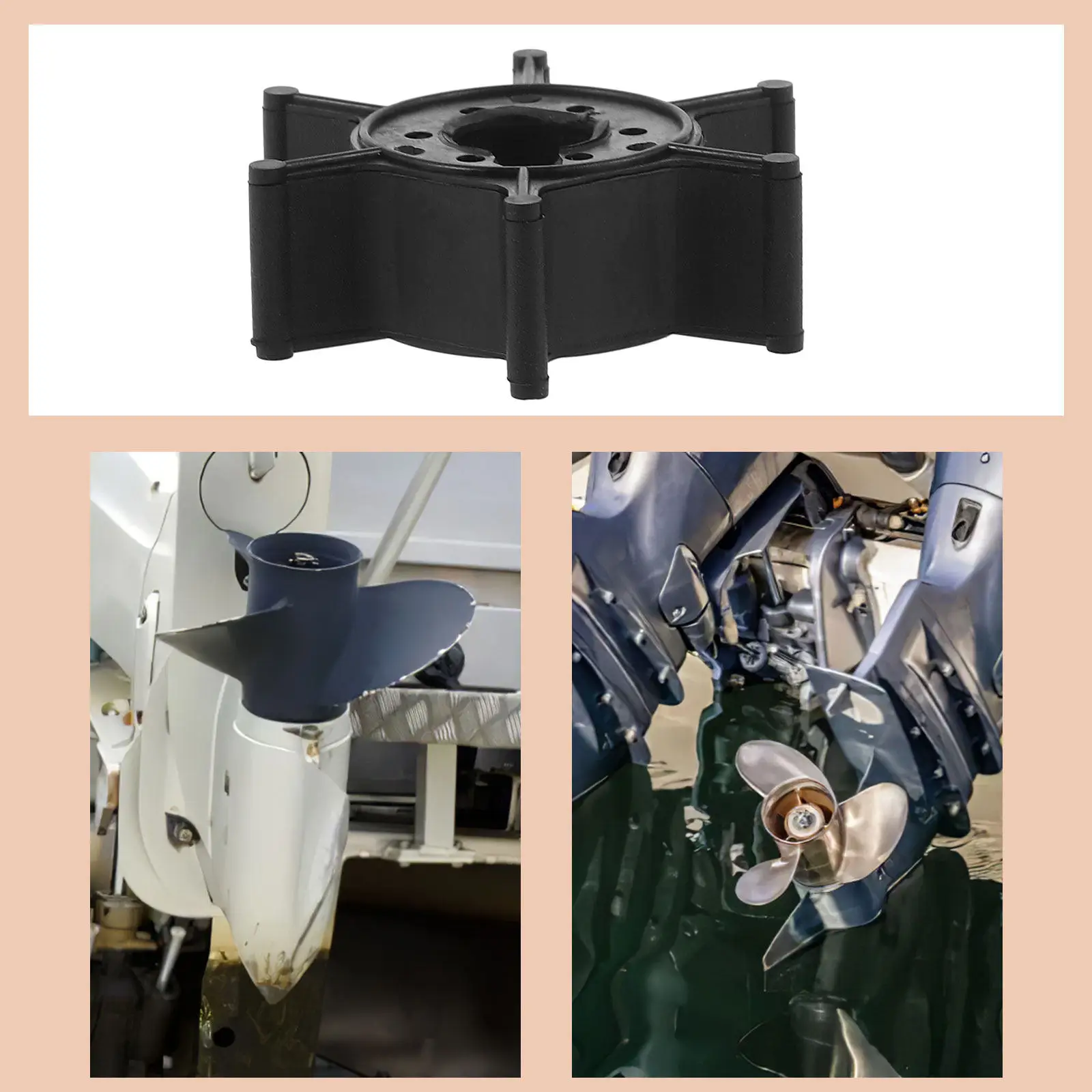 Water Pump Impeller for Marine Boats ABS Plastic Replacement Part Compatible with Outboard Motor Utility Transfer Pumps
Water Pump Impeller for Marine Boats ABS Plastic Replacement Part Compatible with Outboard Motor Utility Transfer Pumps