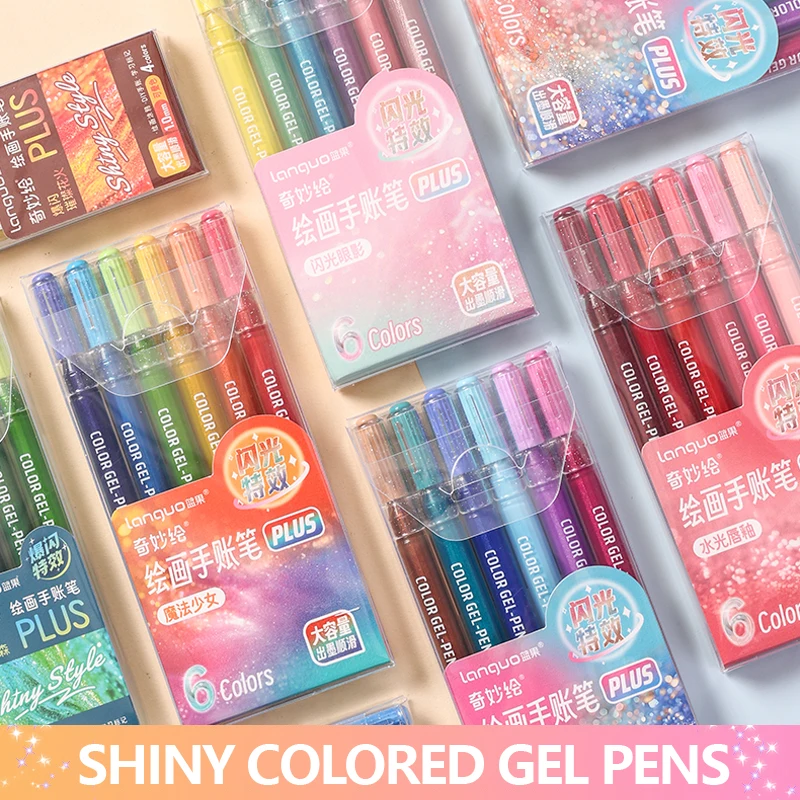 Сверкающие блестящие цветные гелевые ручки для художественного журнала, многослойная ручка для рисования высокой емкости, канцелярские принадлежности для студенческой живописи
Сверкающие блестящие цветные гелевые ручки для художественного журнала, многослойная ручка для рисования высокой емкости, канцелярские принадлежности для студенческой живописи