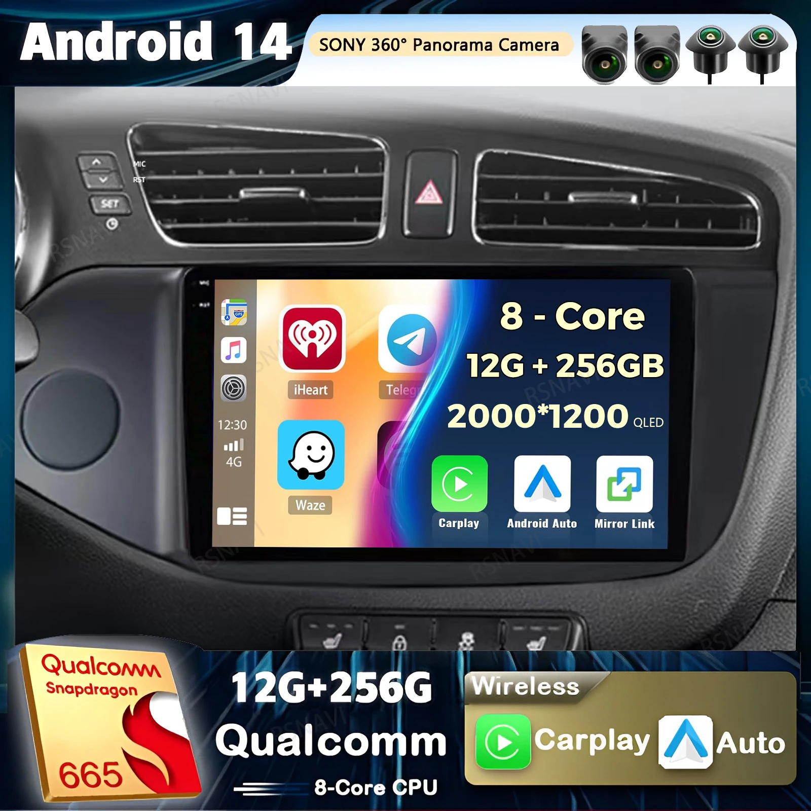 Автомобильное радио Android 14 Carplay для KIA Cee'd CEED JD 2012 2013 2014-2018 Мультимедийный видеоплеер Навигация GPS Стерео 2 Din DVD
Автомобильное радио Android 14 Carplay для KIA Cee'd CEED JD 2012 2013 2014-2018 Мультимедийный видеоплеер Навигация GPS Стерео 2 Din DVD