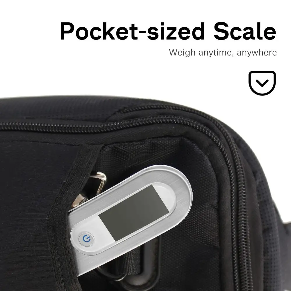 High-Precision Luggage Scale Backlit LCD Display Auto Shutdown Digital Scale Overweight Warning Battery Style Weighing Scale