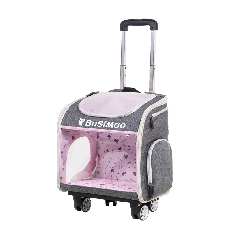 New Arrival Pet Dog Travel Large Capacity Trolley Canvas Cat Luggage Pet Cages Portable Double Shoulder Cat Backpack Carrier Bag 
New Arrival Pet Dog Travel Large Capacity Trolley Canvas Cat Luggage Pet Cages Portable Double Shoulder Cat Backpack Carrier Bag