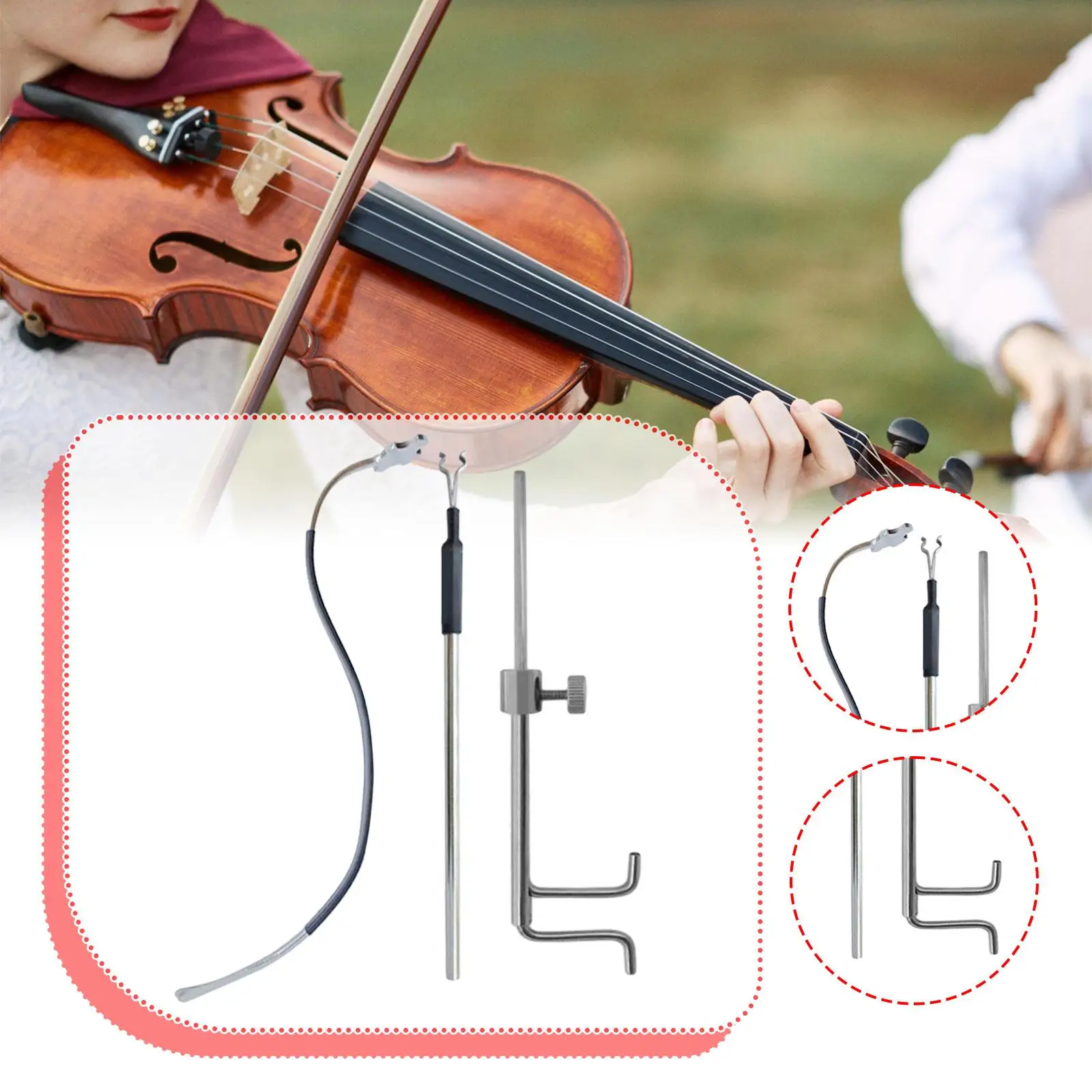 Violin Sound Post Tool Gauge 3Pcs Measurer Measuring Remover Luthier Tools Supplies S Shaped Setter for Install Maintenance
Violin Sound Post Tool Gauge 3Pcs Measurer Measuring Remover Luthier Tools Supplies S Shaped Setter for Install Maintenance