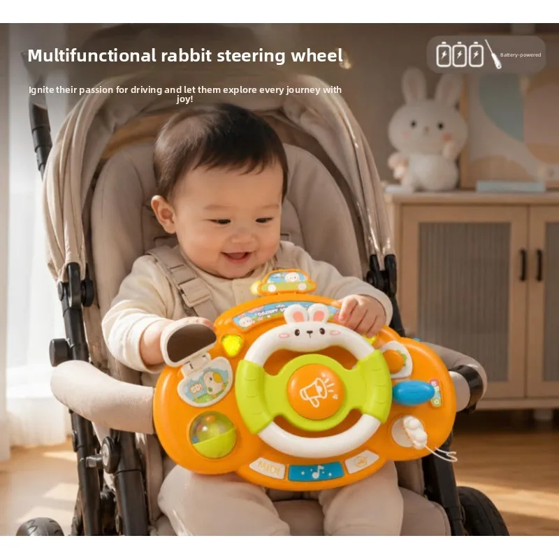 Cartoon Children's Passenger Seat Toy: Educational Early Learning Simulated Car Backseat Rabbit Baby Steering Wheel Toy
Cartoon Children's Passenger Seat Toy: Educational Early Learning Simulated Car Backseat Rabbit Baby Steering Wheel Toy
