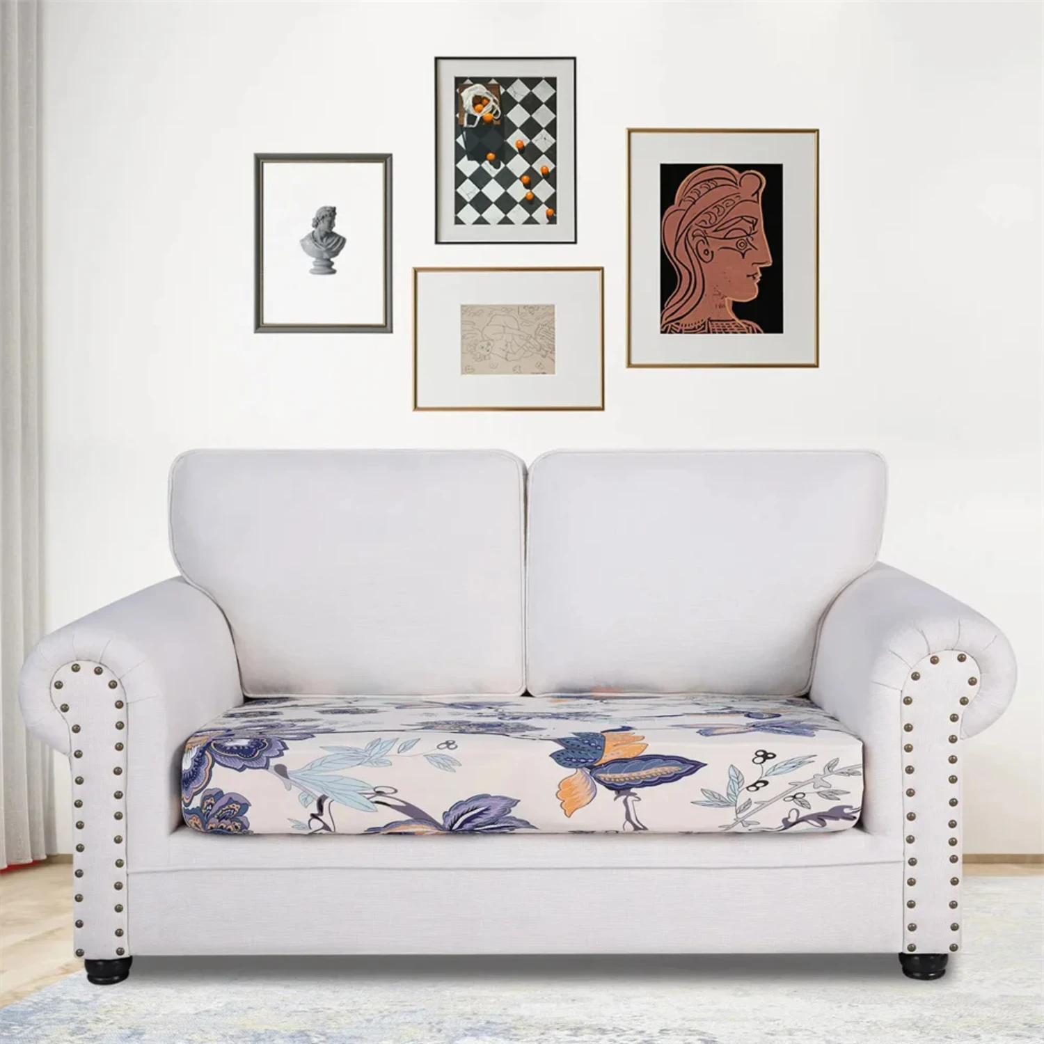 Soft, Comfortable, and Durable Full Chair Cushion Cover - Elastic Bottom Stretch Slipcover for Seat Sofa - Protective and Homey
Soft, Comfortable, and Durable Full Chair Cushion Cover - Elastic Bottom Stretch Slipcover for Seat Sofa - Protective and Homey