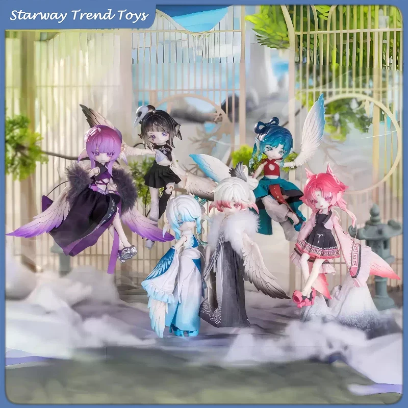 Кукла Penny's Box Luluya Yunyuge Series BJD, полный набор слепых коробок с перьями, фигурка с подвижным шарниром, рождественский подарок
Кукла Penny's Box Luluya Yunyuge Series BJD, полный набор слепых коробок с перьями, фигурка с подвижным шарниром, рождественский подарок