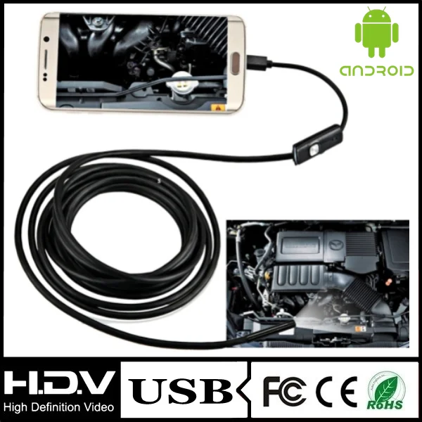 7mm Android mobile phone endoscope camera with 1m/3.5m optional
7mm Android mobile phone endoscope camera with 1m/3.5m optional