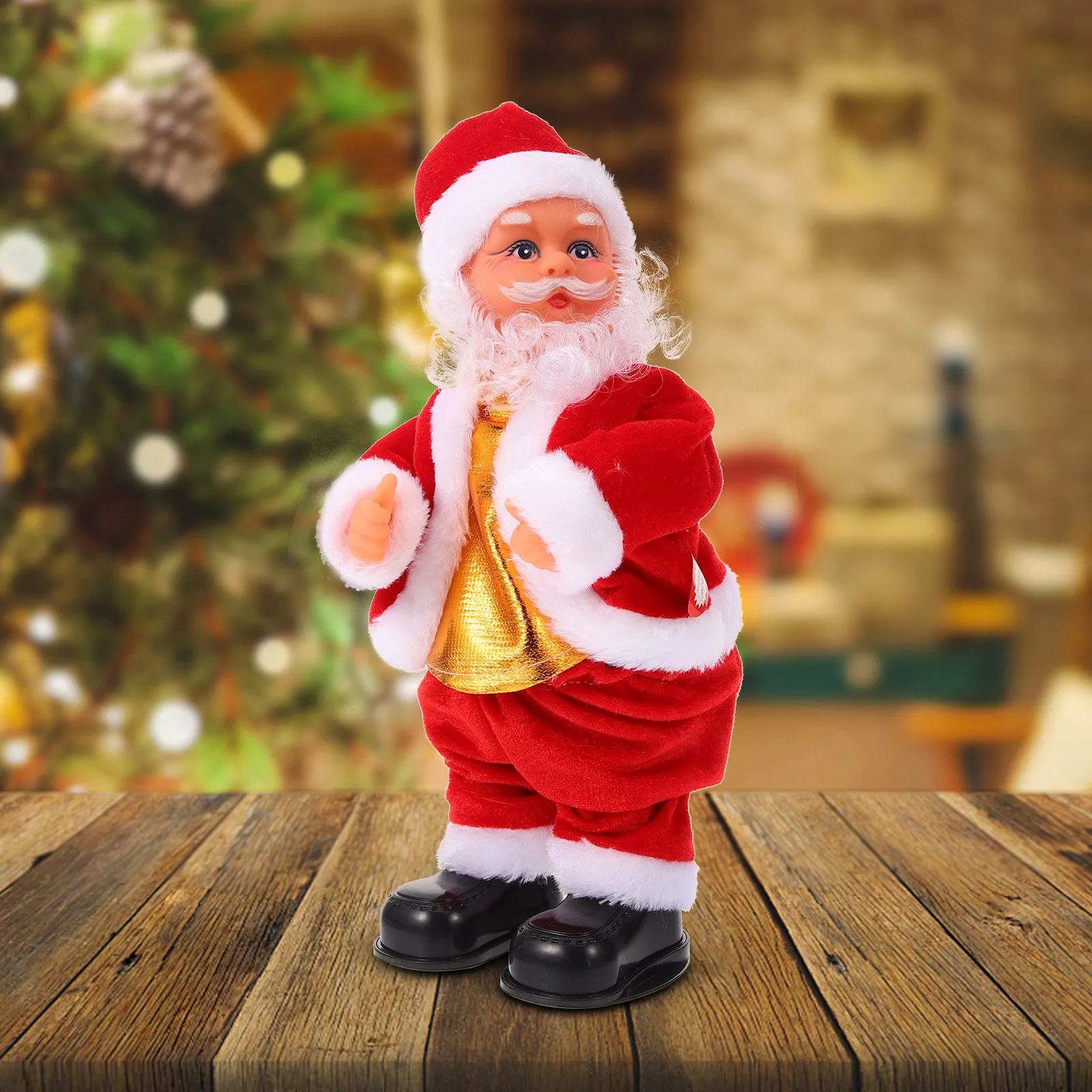 1Pcs Santa Claus Singing Dancing Walking Hip-Wiggling Electric Christmas Figure with Atmosphere Decor Gift for Kids
1Pcs Santa Claus Singing Dancing Walking Hip-Wiggling Electric Christmas Figure with Atmosphere Decor Gift for Kids
