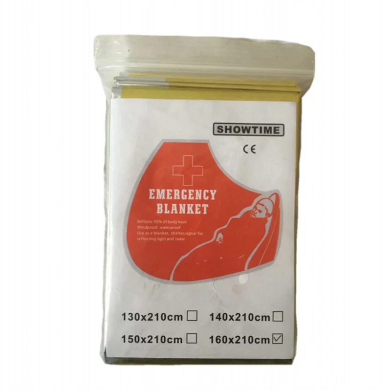 Аварийное термоодеяло, уличное водонепроницаемое одеяло для выживания, алюминиевая фольга, горячий космический аварийно-спасательный занавес, военное одеяло
Аварийное термоодеяло, уличное водонепроницаемое одеяло для выживания, алюминиевая фольга, горячий космический аварийно-спасательный занавес, военное одеяло
