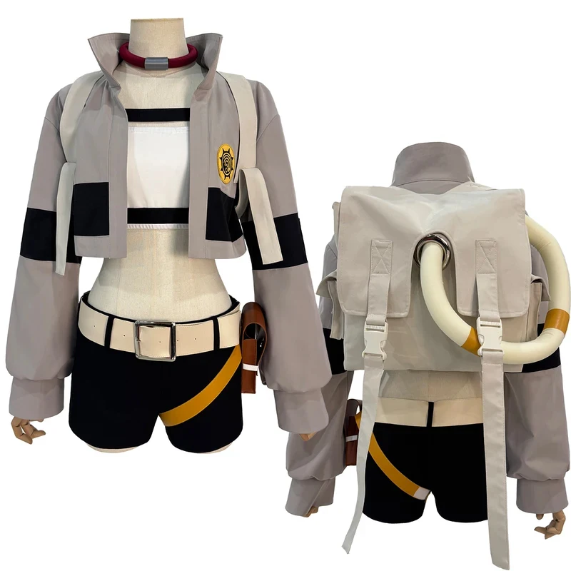 Gachiakuta Anime Riyo Cosplay Costume Convention Halloween Christmas Embroidery Top Vest Short Backpack Waist Bagx,3;b'2.
Gachiakuta Anime Riyo Cosplay Costume Convention Halloween Christmas Embroidery Top Vest Short Backpack Waist Bagx,3;b'2.