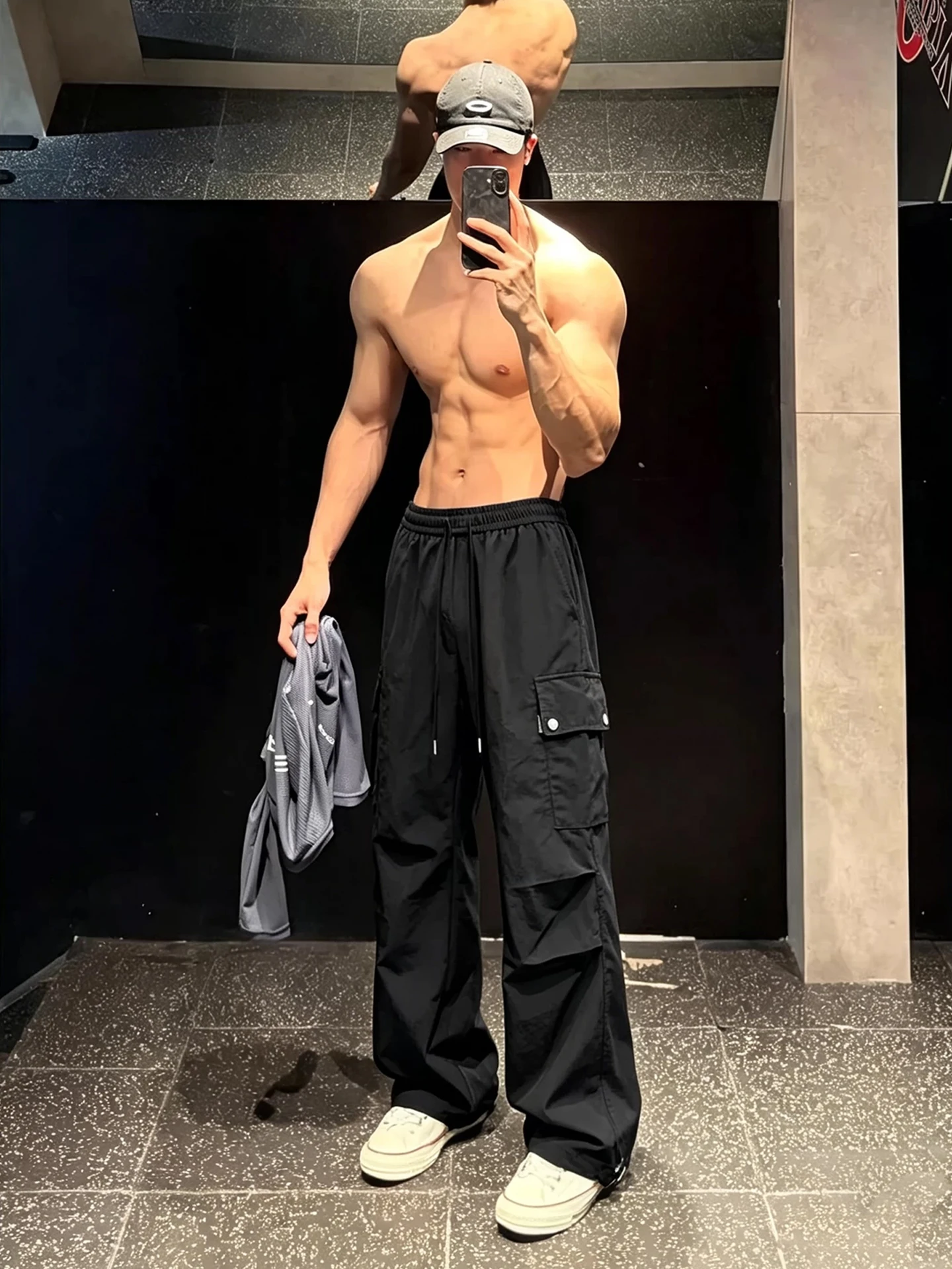 Black Quick Dry Ice Silk Work Pants Men Summer Thin Fitness Training Paratrooper Pants American Straight Casual Pants
Black Quick Dry Ice Silk Work Pants Men Summer Thin Fitness Training Paratrooper Pants American Straight Casual Pants