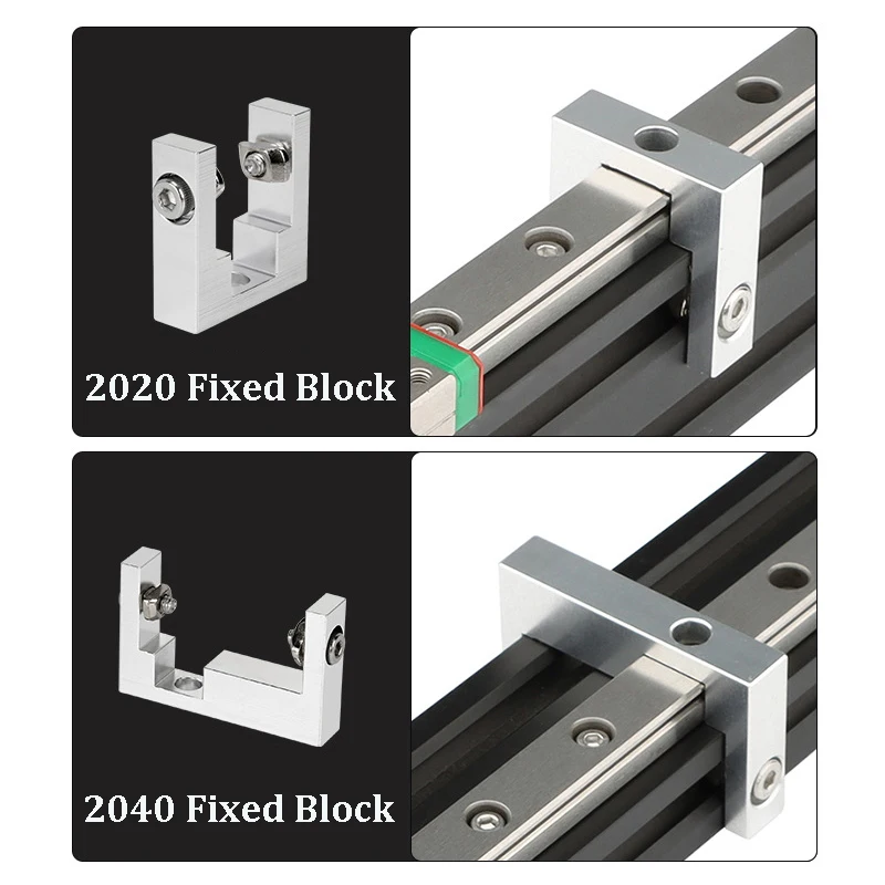 MGN12 Linear Guide Rail Fixed Base Block 2020 2040 Aluminum Profile Fixing Block For Ender 3 Voron 3D Printer Parts
MGN12 Linear Guide Rail Fixed Base Block 2020 2040 Aluminum Profile Fixing Block For Ender 3 Voron 3D Printer Parts