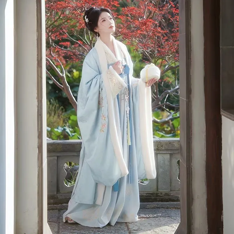 Зимнее платье Ханьфу для женщин, китайское винтажное розовое платье Ханьфу с вышивкой, женский карнавальный костюм для косплея, утепленные теплые костюмы Ханьфу
Зимнее платье Ханьфу для женщин, китайское винтажное розовое платье Ханьфу с вышивкой, женский карнавальный костюм для косплея, утепленные теплые костюмы Ханьфу