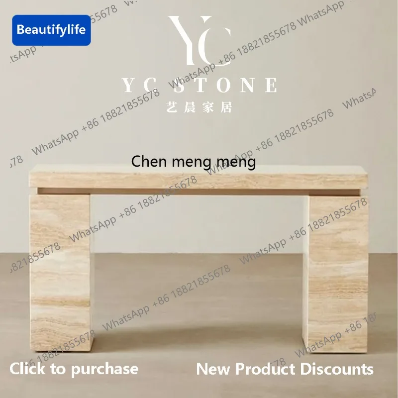 D183 Natural travertine entrance platform Simple entrance table Storage corridor Advanced entrance platform
D183 Natural travertine entrance platform Simple entrance table Storage corridor Advanced entrance platform