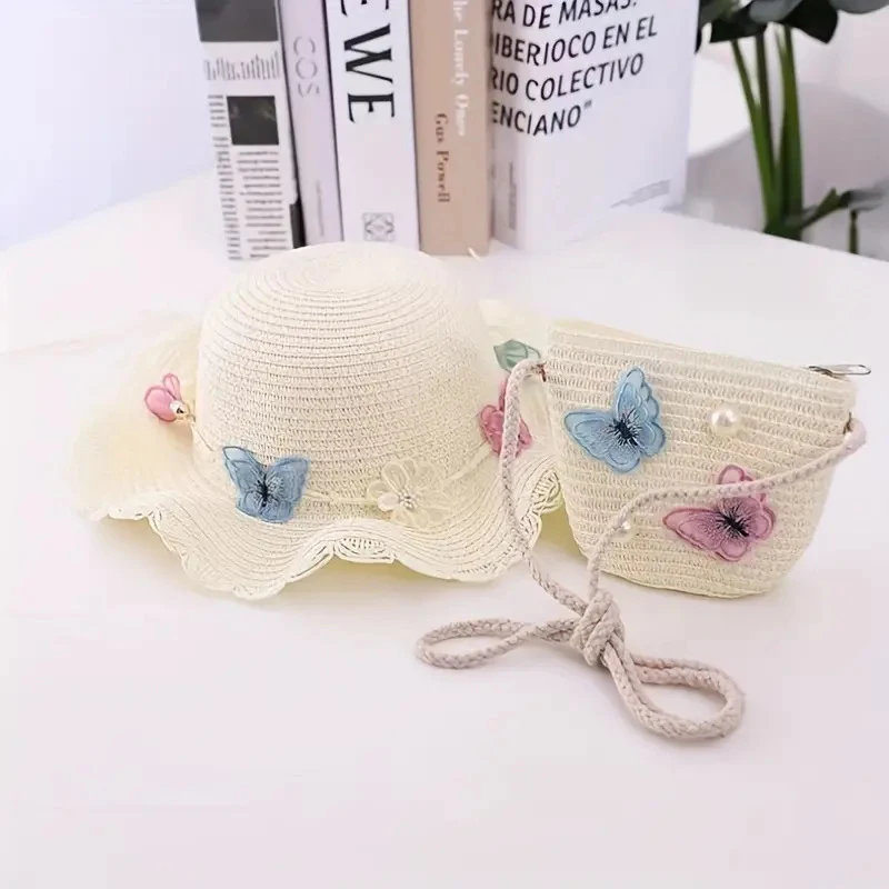 Summer Children's Sun Hat Straw Hat Girls Large Brim Sun Hat Parent-child Beach Hat Female Hat
Summer Children's Sun Hat Straw Hat Girls Large Brim Sun Hat Parent-child Beach Hat Female Hat