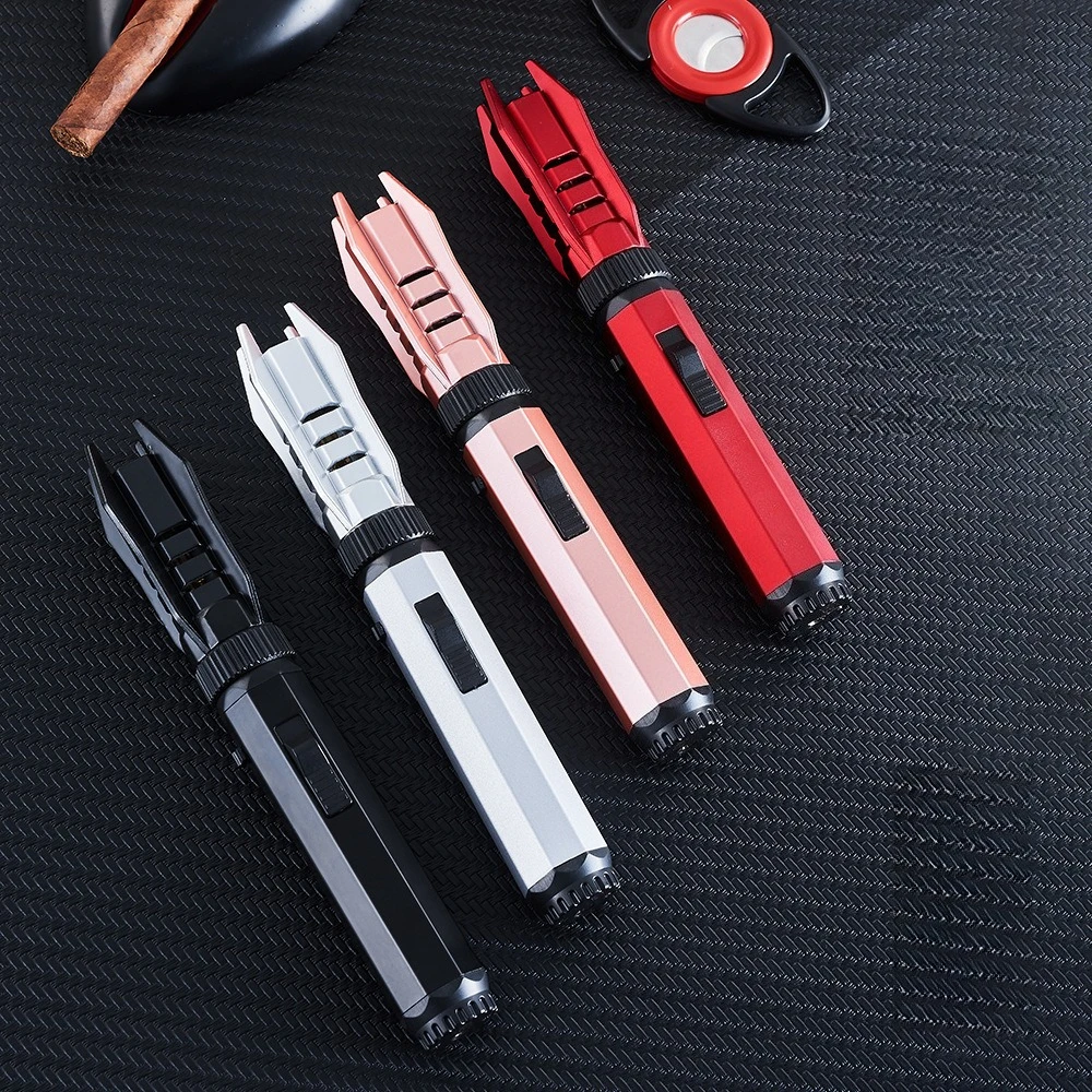 1300° High Temperature Metal Portable Direct-injection Cigar Lighter, Outdoor Barbecue Charcoal Special Inflatable Welding Gun
1300° High Temperature Metal Portable Direct-injection Cigar Lighter, Outdoor Barbecue Charcoal Special Inflatable Welding Gun