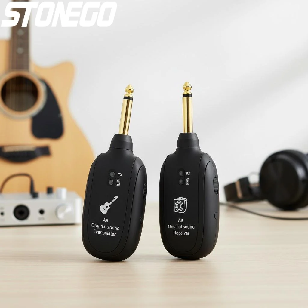 Wireless Guitar System 4 Channels Transmitter Receiver Electric Bass Violin Instrument Accessories High Performance
Wireless Guitar System 4 Channels Transmitter Receiver Electric Bass Violin Instrument Accessories High Performance