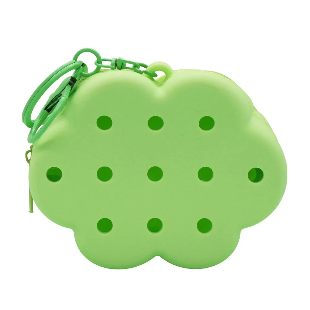 Cute Design Cloud Flower Silicone Wallet Soft Silicone Mini Size Coin Purse Cute Holes Zipper Closure Change Pouch Gift
Cute Design Cloud Flower Silicone Wallet Soft Silicone Mini Size Coin Purse Cute Holes Zipper Closure Change Pouch Gift