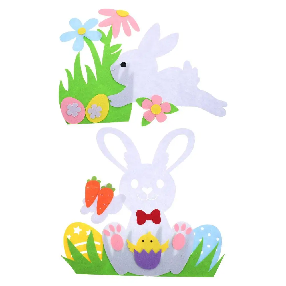2Pcs Easter Egg Rabbit Door Sticker Home Decor Bunny Window Glass Stickers Crafts Holiday Party Spring Festive Atmosphere
2Pcs Easter Egg Rabbit Door Sticker Home Decor Bunny Window Glass Stickers Crafts Holiday Party Spring Festive Atmosphere