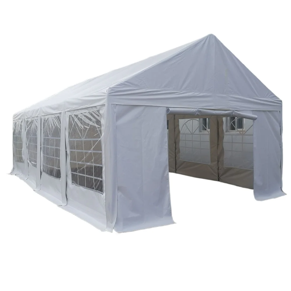 4x8M wedding terrace party tent, PVC side walls, church windows waterproof and UV protection
4x8M wedding terrace party tent, PVC side walls, church windows waterproof and UV protection