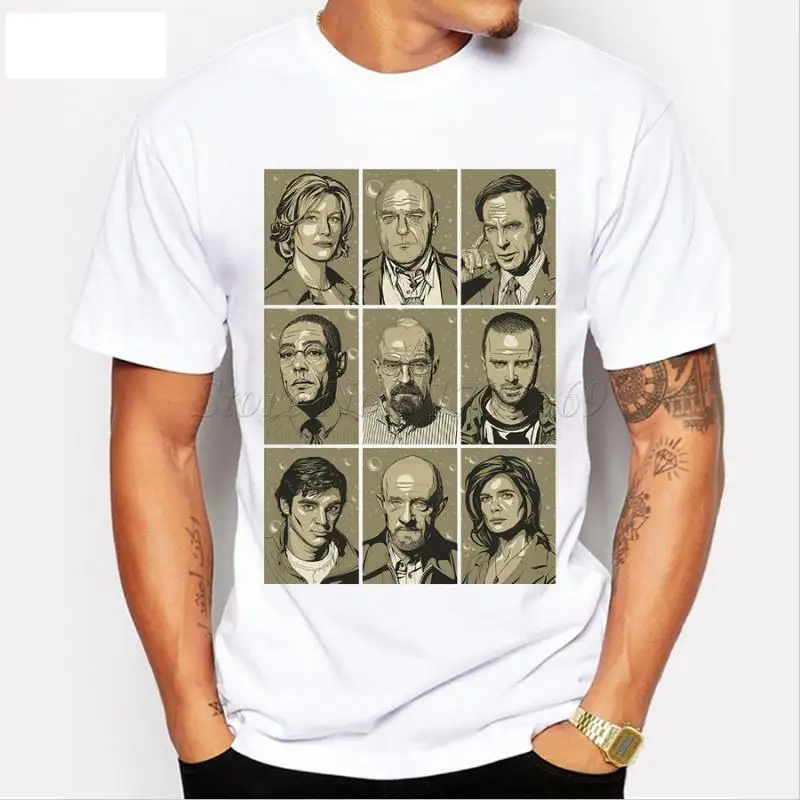Popular men t shirt breaking bad characters retro printed male fashion tee short sleeve casual tops hipster funny cool shirts
Popular men t shirt breaking bad characters retro printed male fashion tee short sleeve casual tops hipster funny cool shirts