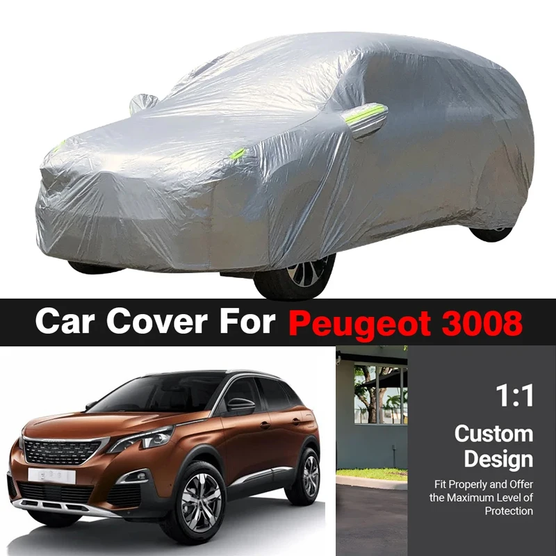Outdoor Car Cover Anti-UV Indoor Sun Shade Rain Snow Dust Protection SUV Cover For Peugeot 3008
Outdoor Car Cover Anti-UV Indoor Sun Shade Rain Snow Dust Protection SUV Cover For Peugeot 3008