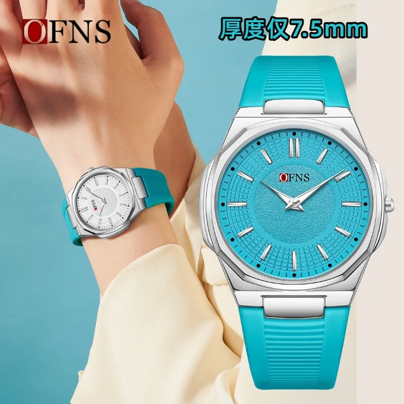 OFNS Men's Watch Sports Silicone Belt Waterproof Watch Simple Women's Light Luxury Versatile Ultra-thin Watch**
OFNS Men's Watch Sports Silicone Belt Waterproof Watch Simple Women's Light Luxury Versatile Ultra-thin Watch**