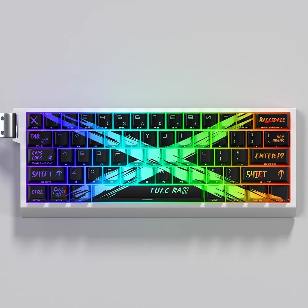 PBT Cherry Profile RGB Backlit Mechanical Keyboard Keycaps Compatible with MX Gateron Gaming Keyboard Side Carved Transparent
PBT Cherry Profile RGB Backlit Mechanical Keyboard Keycaps Compatible with MX Gateron Gaming Keyboard Side Carved Transparent
