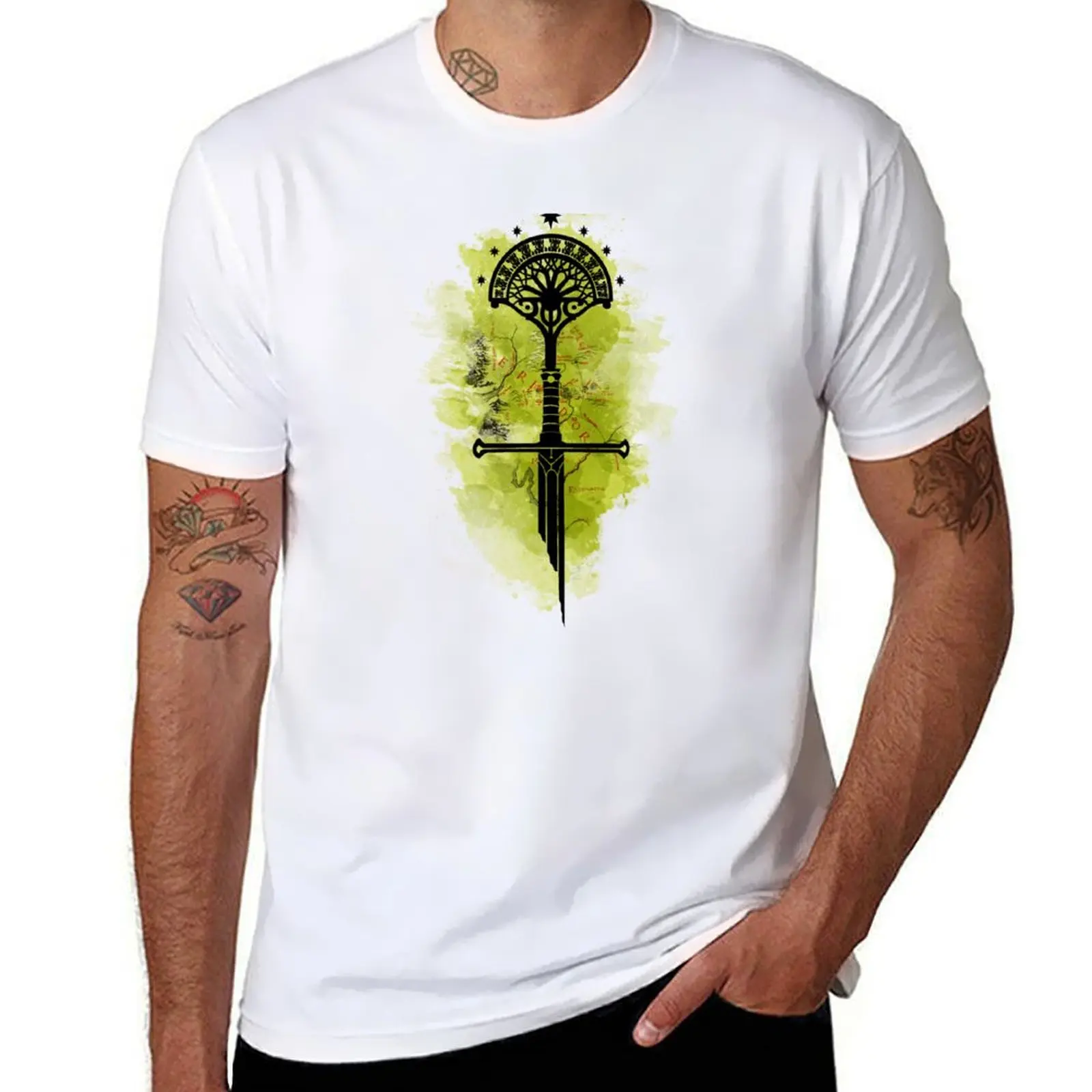 The Kingdom of Arnor - Narsil T-Shirt Art Pattern Printed Casual Top
The Kingdom of Arnor - Narsil T-Shirt Art Pattern Printed Casual Top