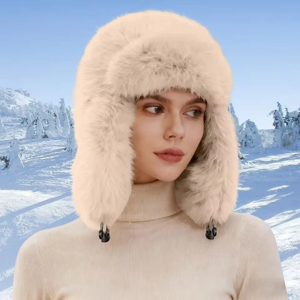 Women Plush Knit Hat Winter Cute Ear Warming Yarn Hat That Makes Face Look Smaller Cold Proof Lei Feng Women Winter Hats Ear
Women Plush Knit Hat Winter Cute Ear Warming Yarn Hat That Makes Face Look Smaller Cold Proof Lei Feng Women Winter Hats Ear
