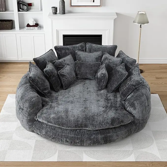 Tatami single sofa big white fat Internet celebrity casual round living room lazy sofa chair
Tatami single sofa big white fat Internet celebrity casual round living room lazy sofa chair