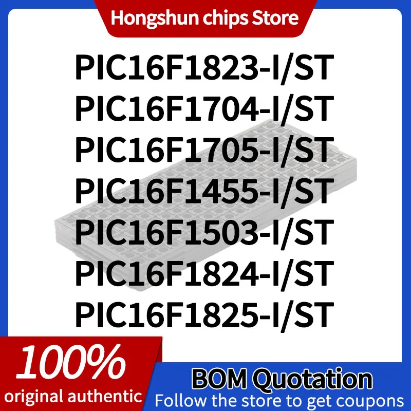 PIC16F1704 PIC16F1705 PIC16F1503 PIC16F1824 PIC16F1825-I/ST PIC16F1455-E/ST PIC16F1823 New version
PIC16F1704 PIC16F1705 PIC16F1503 PIC16F1824 PIC16F1825-I/ST PIC16F1455-E/ST PIC16F1823 New version