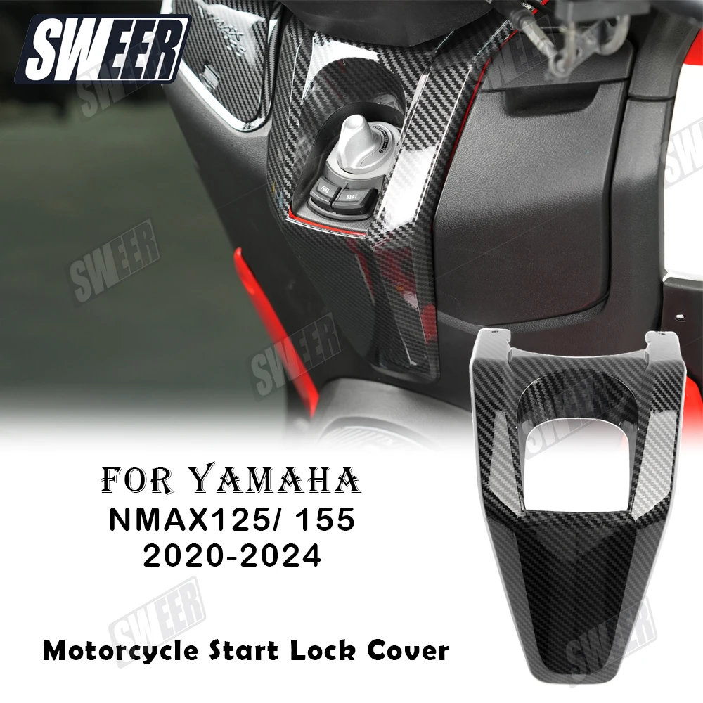Motorcycle Start Lock Carbon Fiber Cover Compatible With Yamaha NMAX125 NMAX155 2020-2024 Electric Door Lock Protective Cover
Motorcycle Start Lock Carbon Fiber Cover Compatible With Yamaha NMAX125 NMAX155 2020-2024 Electric Door Lock Protective Cover